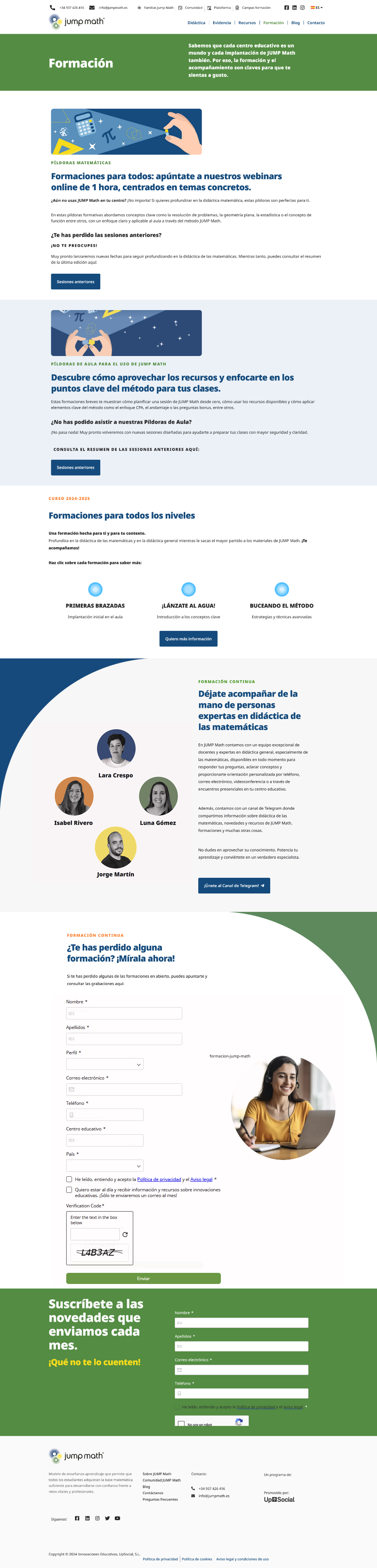 Jump Math new website